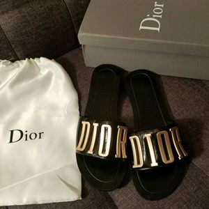Black Dior Evolution Sandals Size 9